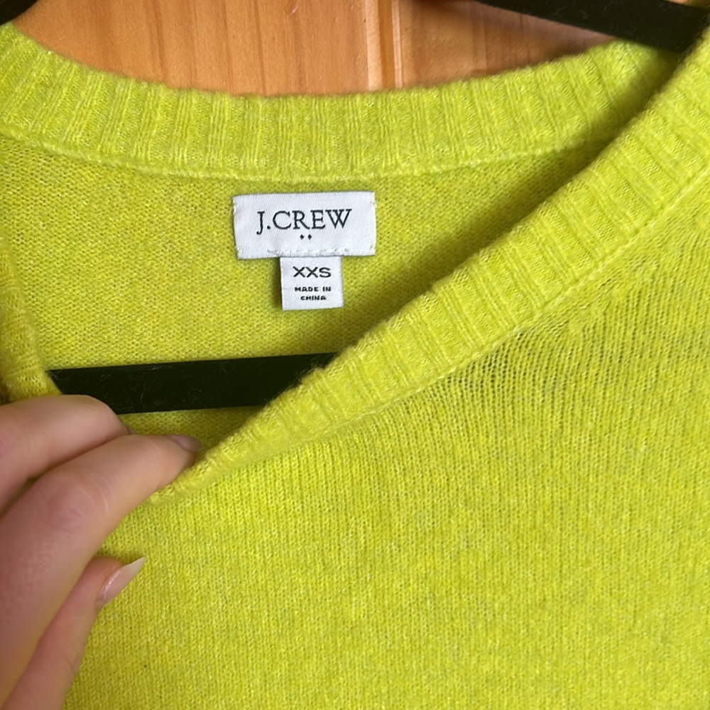 Brand new bright lemon lime sweater - Picture 2 of 2